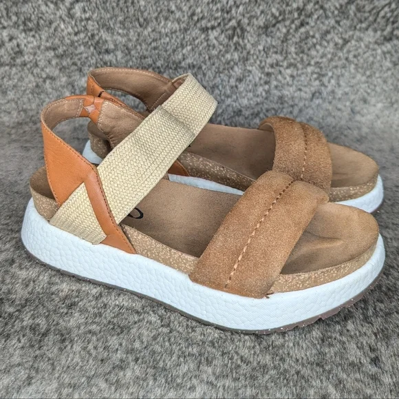OTBT Libra Sandal Almond Women's 6 - Picture 3 of 13